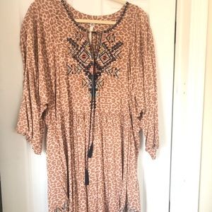Uncle Frank animal print tunic